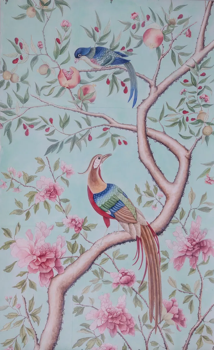Pheasant and Magnolias