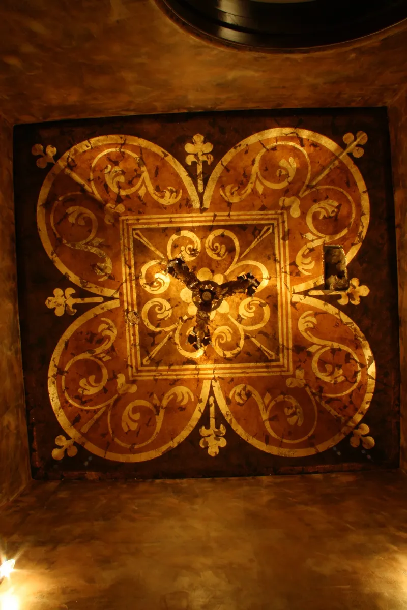 Gilded Ceiling with Hand Painting